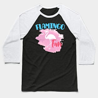 Art Flamingo Fan graphic graphic Baseball T-Shirt